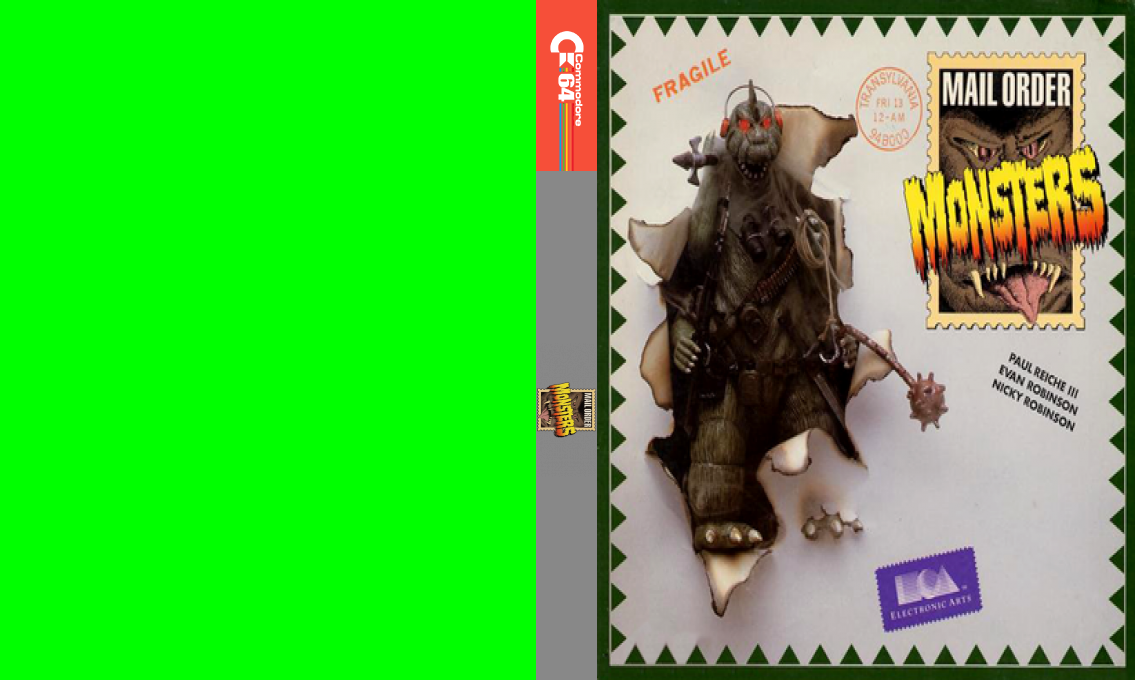 Mail Order Monsters — box-texture (US)