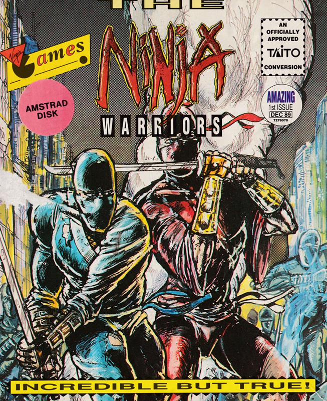 Ninja Warriors, The box art
