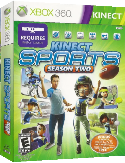 Kinect Sports - Season Two — box-3D (US)