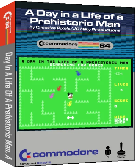 A Day in a Life of a Prehistoric Man — box-3D (CUS)