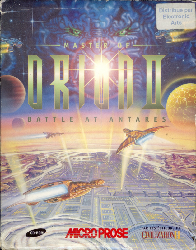 Master Of Orion 2 - Battle At Antares — box-2D (FR)