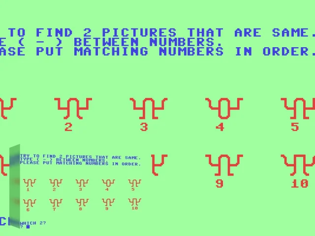 Matching Game — mixrbv2 (WOR)