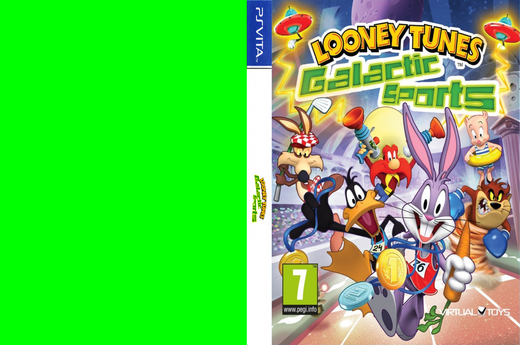 Looney Tunes - Galactic Sports — box-texture (EU)