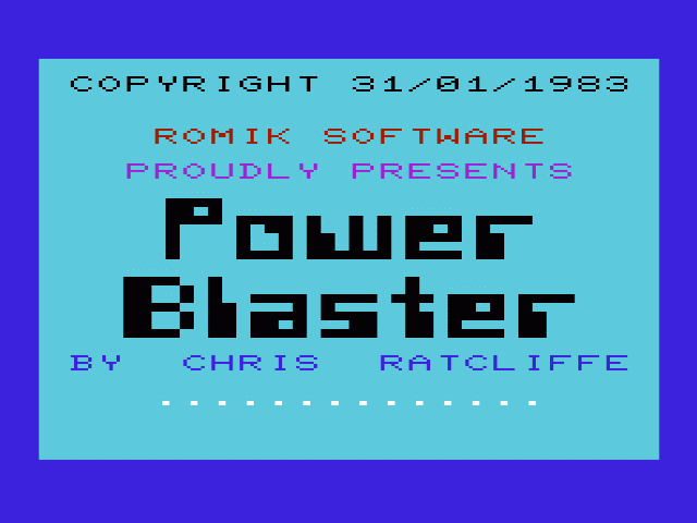 Power Blaster — sstitle (WOR)