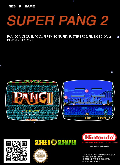 Super Pang II — box-2D-back (SS)