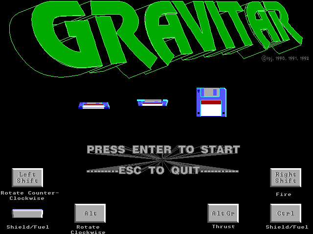 Gravitar box art
