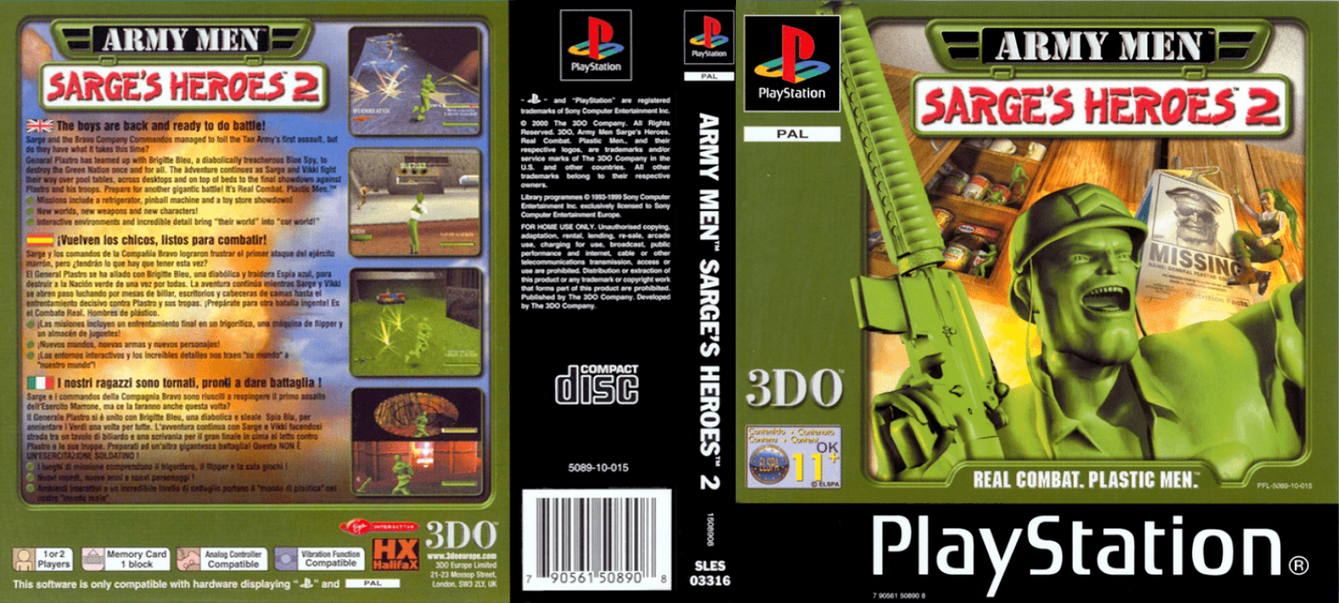 Army Men - Sarge's Heroes 2 — box-texture (EU)