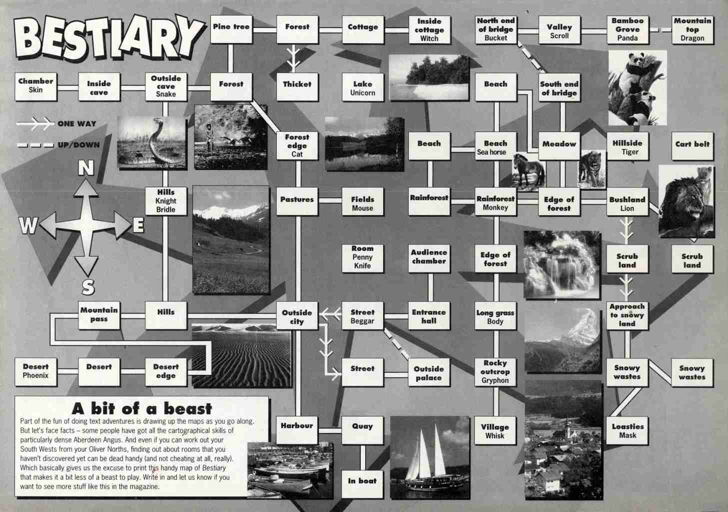 Bestiary — maps