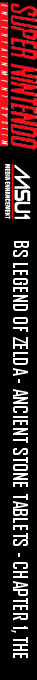 Bs Legend Of Zelda - The Ancient Stone Tablets - Chapter 1 — box-2D-side (US)
