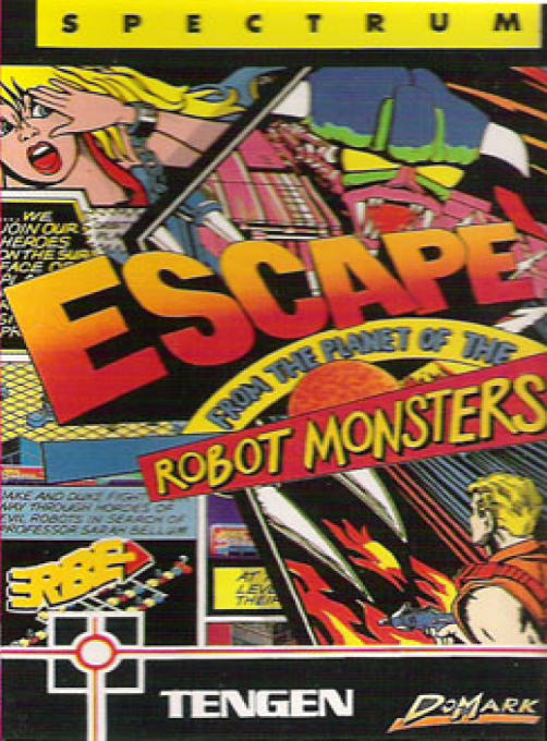 Escape From the Planet of the Robot Monsters — box-2D (SP)