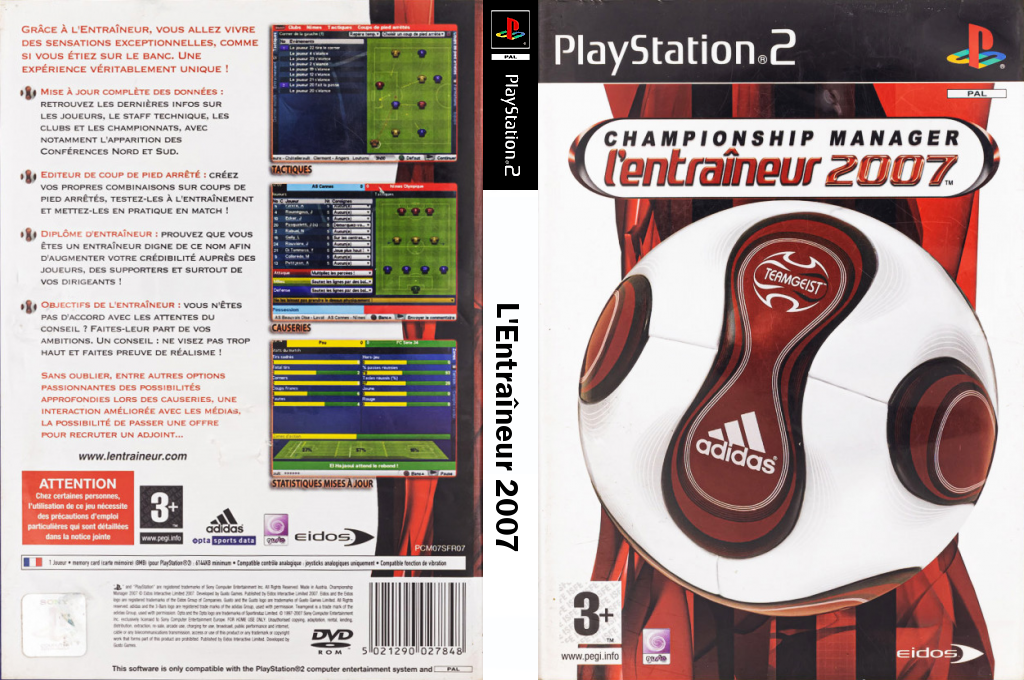 Championship Manager 2007 — box-texture (FR)