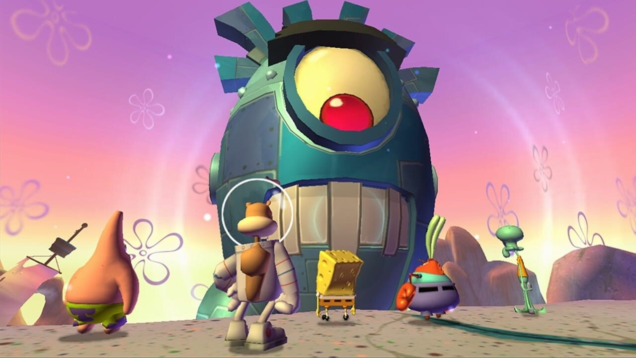 Nickelodeon Gubka Bob Kvadratnye Shtany - Plankton - Mest' robotov — screenshot (WOR)