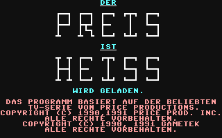 Preis Ist Heiss, Der — sstitle (DE)