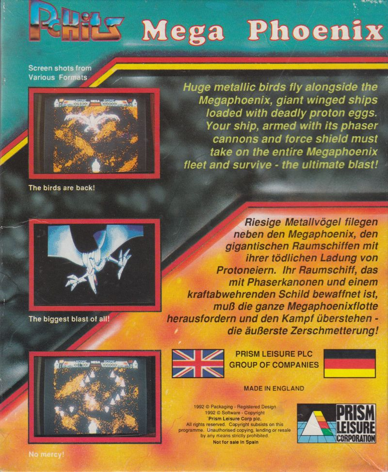 Mega Phoenix — box-2D-back (EU)