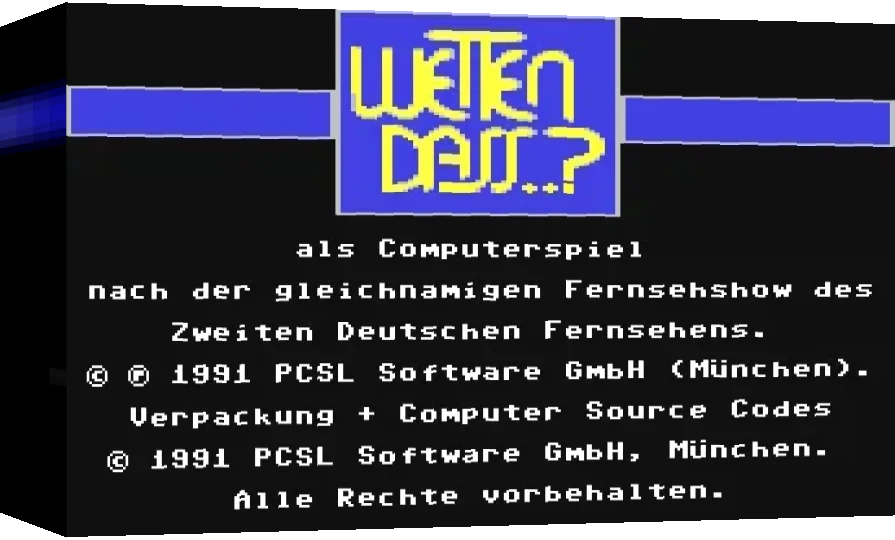 Wetten Dass.. — box-3D (WOR)