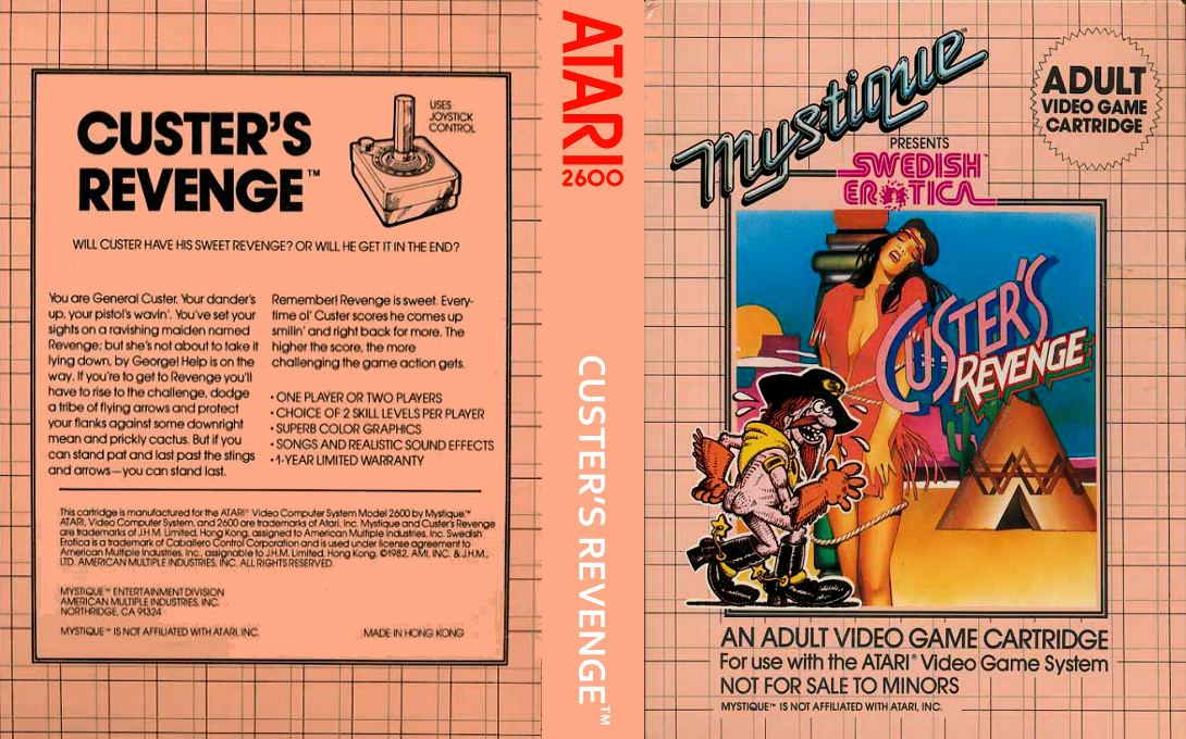 Custer's Revenge — box-texture (US)