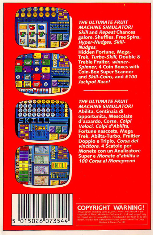 Advanced Fruit Machine Simulator — box-2D-back (EU)