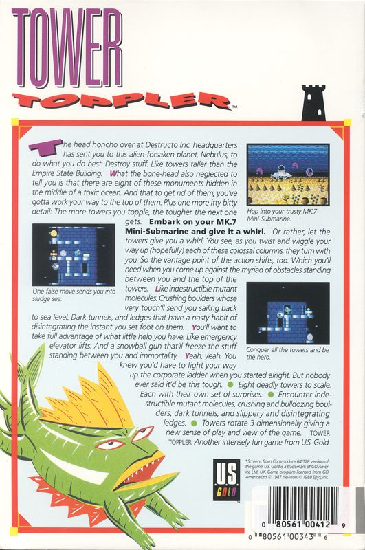 Nebulus — box-2D-back (US)