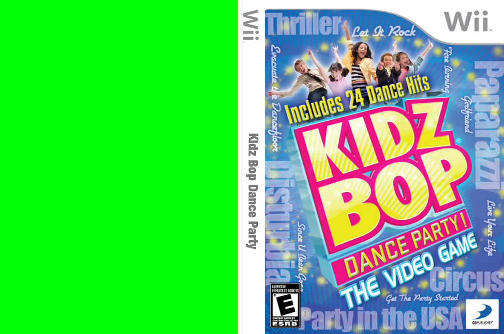 Kidz Bop Dance Party! The Video Game — box-texture (US)