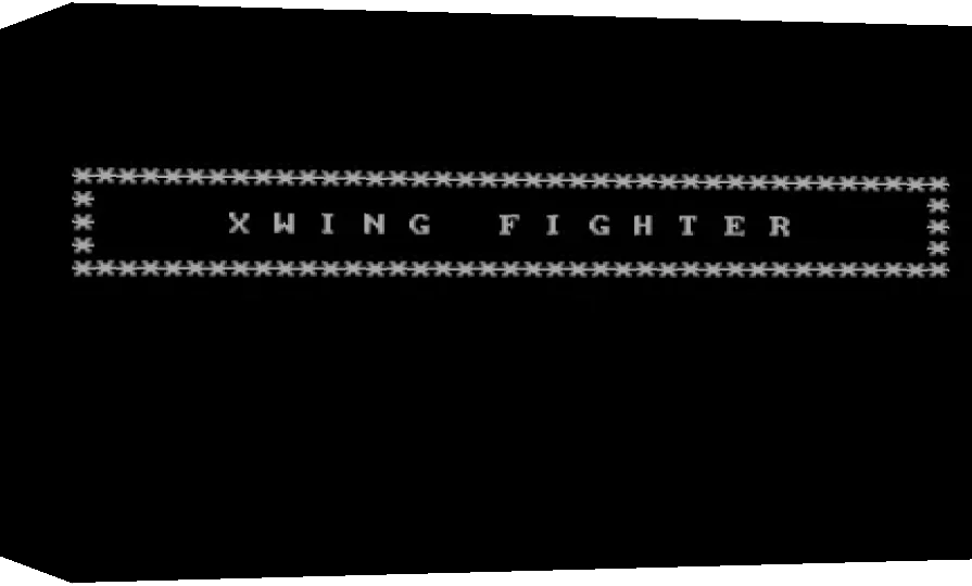 XWing Fighter — box-3D (WOR)