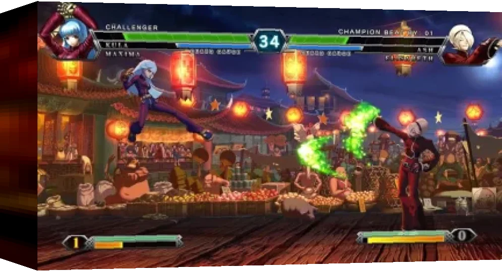 King of Fighters XIII, The — box-3D (WOR)