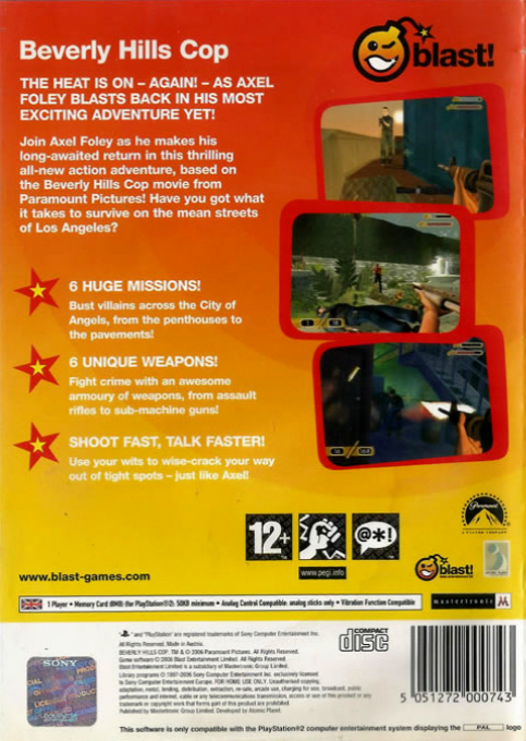 Beverly Hills Cop — box-2D-back (EU)