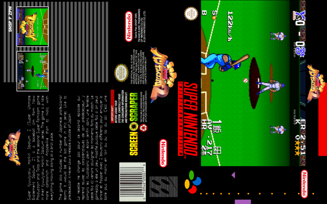 Super Kyuukyoku Harikiri Stadium 2 — box-texture (SS)