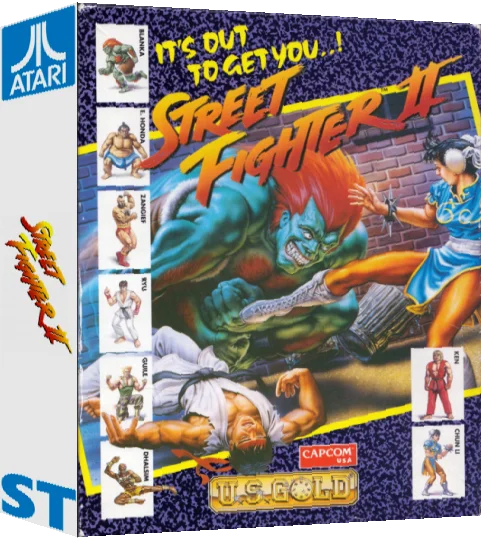 Street Fighter 2 — box-3D (EU)