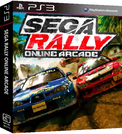 SEGA Rally Online Arcade — box-3D (WOR)