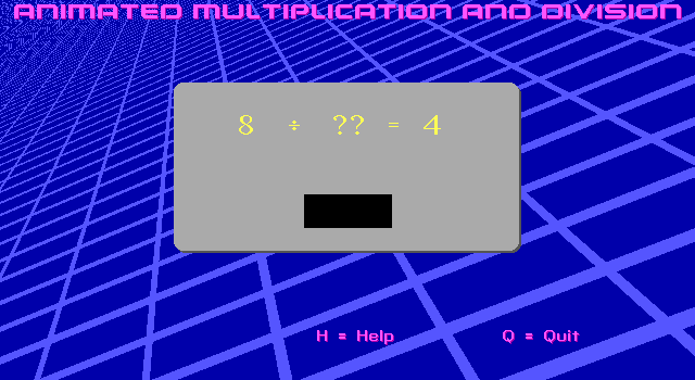 Animated Multiplication and Division — ss (WOR)