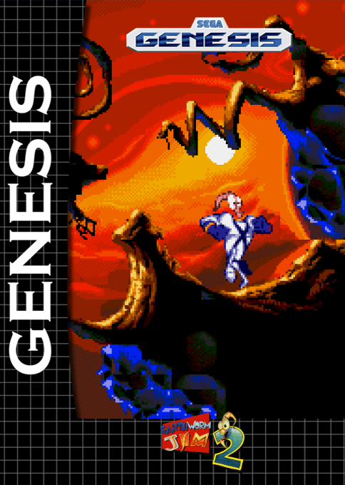 Earthworm Jim 2 — box-2D (SS)
