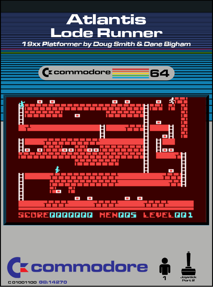 Atlantis Lode Runner box art