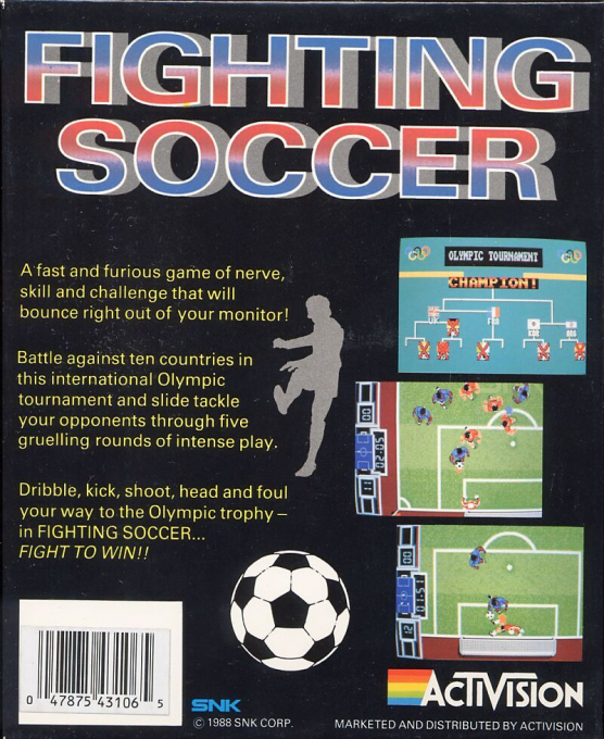 Fighting Soccer — box-2D-back (EU)