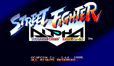 Street Fighter Alpha - Warriors' Dreams — sstitle (WOR)
