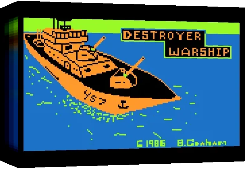 Destroyer Warship — box-3D (WOR)