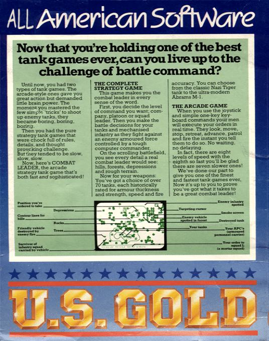 Combat Leader — box-2D-back (US)