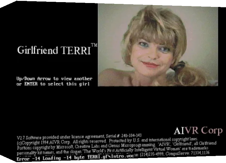 Girlfriend Terri — box-3D (WOR)