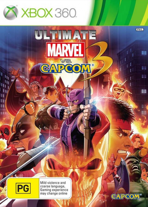 Ultimate Marvel vs. Capcom 3 — box-2D (AU)