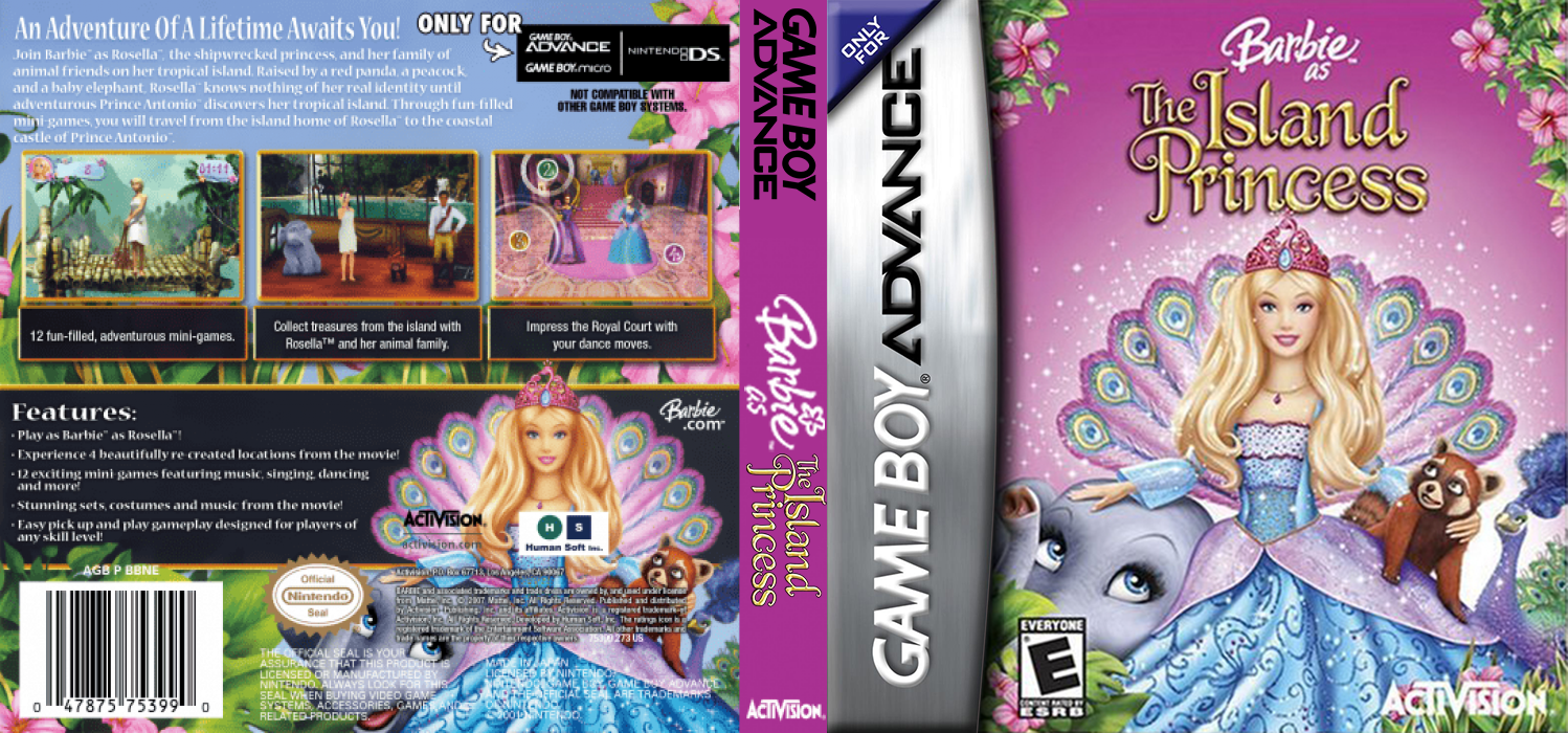 Barbie as The Island Princess — box-texture (US)