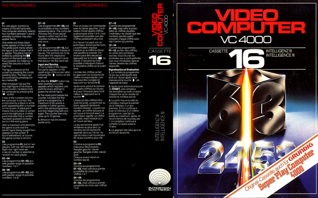Intelligence 3 — box-texture (EU)