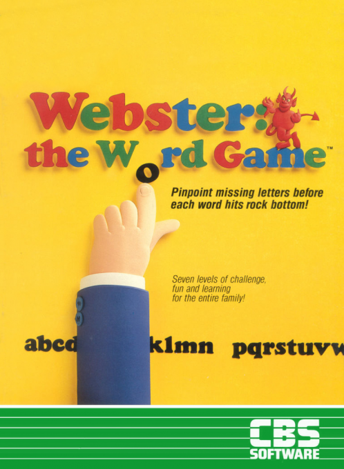 Webster - The Word Game box art