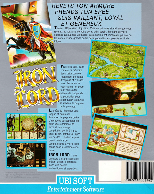 Iron Lord — box-2D-back (FR)