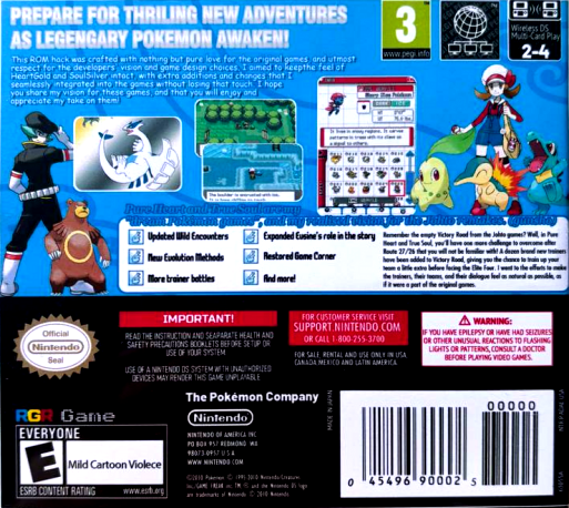 Pokemon : True Soul — box-2D-back (US)