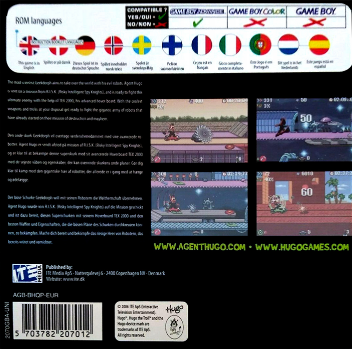 Agent Hugo - Roborumble — box-2D-back (EU)