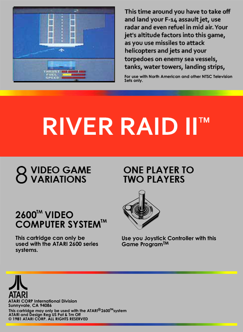 River Raid 2 — box-2D-back (CUS)