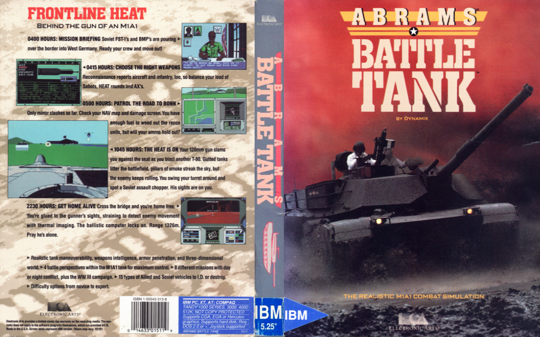 Abrams Battle Tank — box-texture (US)