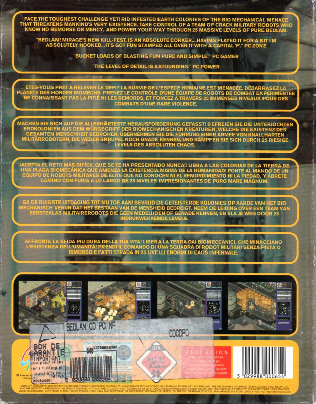 Bedlam — box-2D-back (EU)