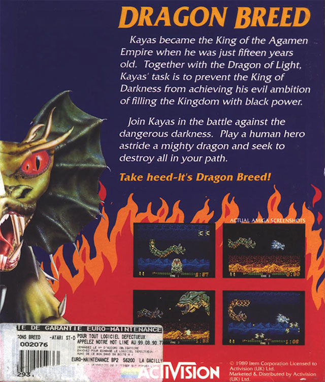 Dragon Breed — box-2D-back (EU)