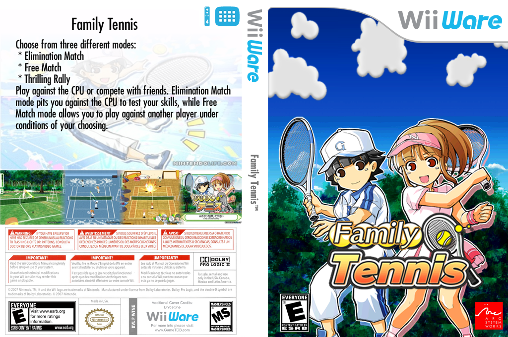 Family Tennis — box-texture (US)