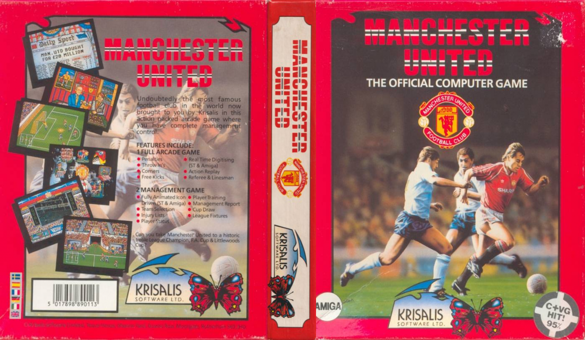 Manchester United - The Official Computer Game — box-texture (EU)